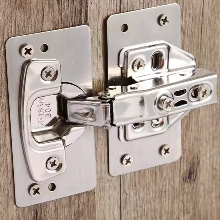 High Quality Factory Furniture Hardware Cabinet Stainless Steel Door Multiple Hinge Repair Plate