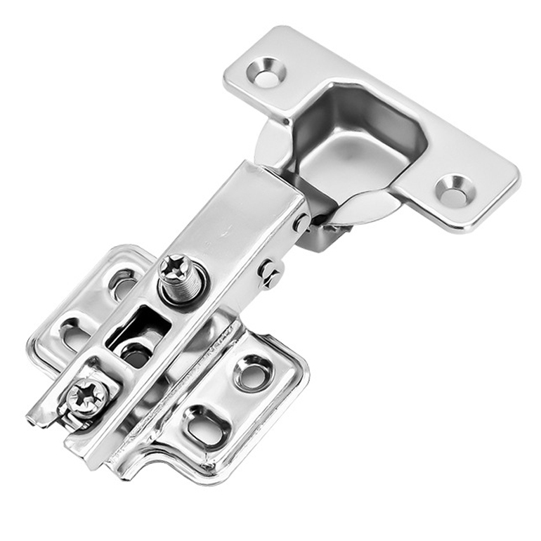 AL672-W Easy Installation Stainless Steel Repair Wooden Kitchen Cabinet Door Furniture Hinge Repair Plate